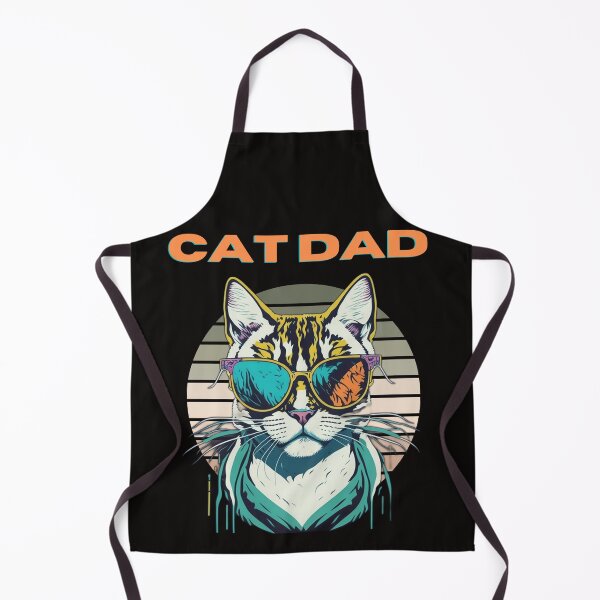 Item preview, Cat Dad – Retro Cat Lover Gift designed and sold by MiSuPa Studio.