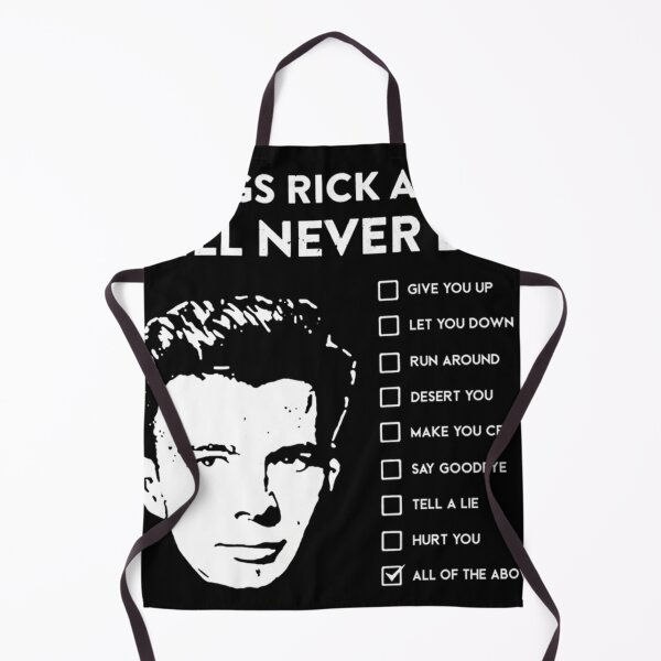 Item preview, Things Rick Astley Will Never Do Checklist designed and sold by PimotaRaku.