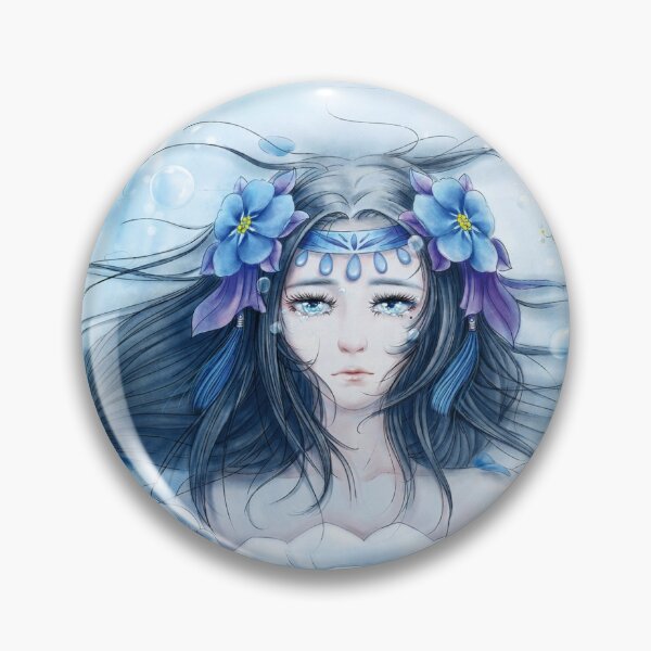 Item preview, Azure Lotus Mermaid — Enchanted Underwater Fantasy designed and sold by CrazyCatx.