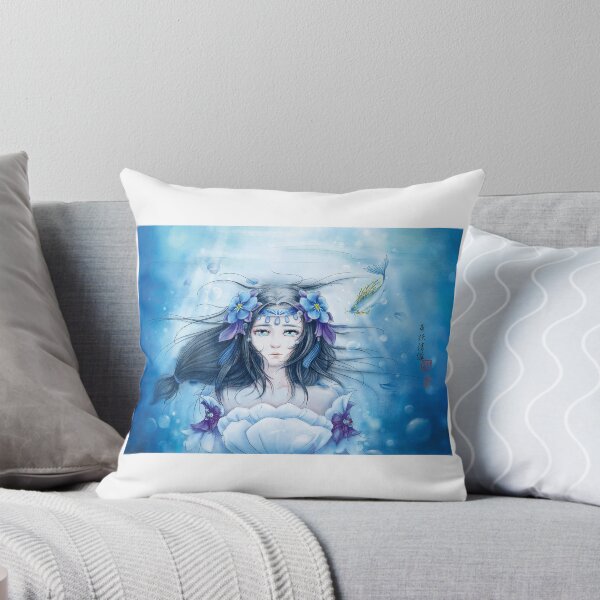 Item preview, Azure Lotus Mermaid — Enchanted Underwater Fantasy designed and sold by CrazyCatx.