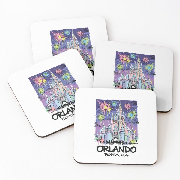 Item preview, Orlando Florida Fairytale Castle USA Art designed and sold by Merch by Das Design Studio.