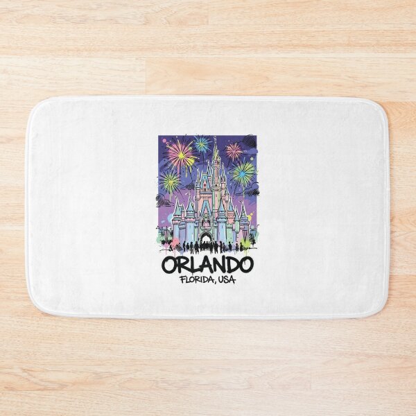 Item preview, Orlando Florida Fairytale Castle USA Art designed and sold by Merch by Das Design Studio.