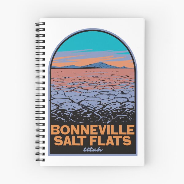 Item preview, Bonneville Salt Flats Utah Vintage Travel Badge designed and sold by HalpinDesign.