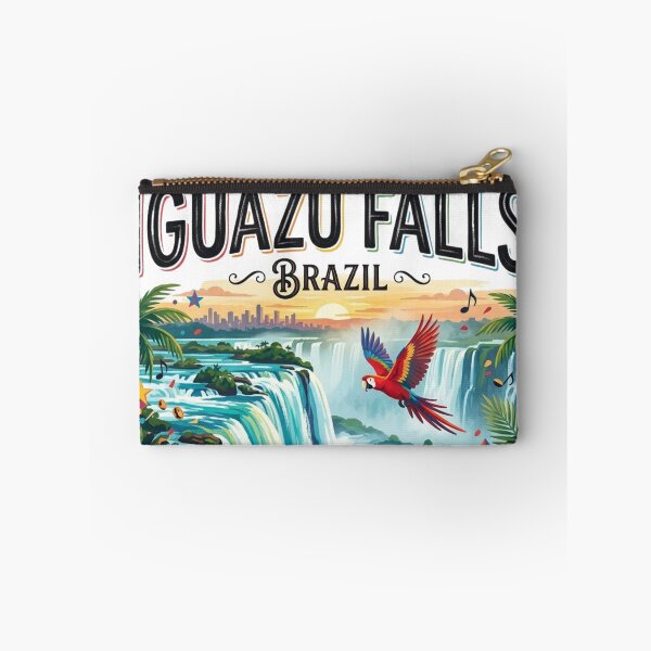 Item preview, Iguazu Falls Brazil Vintage Retro Nature Poster designed and sold by 0Zetgest.