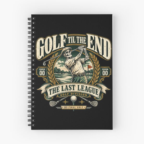 Item preview, Golf Til The End – Vintage Skeleton Golf Club designed and sold by PhilllandArt.