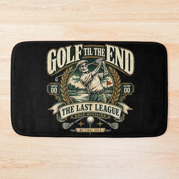 Item preview, Golf Til The End – Vintage Skeleton Golf Club designed and sold by PhilllandArt.