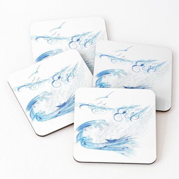 Item preview, An Ode to Hokusai's great Wave designed and sold by LisaLeQuelenec.