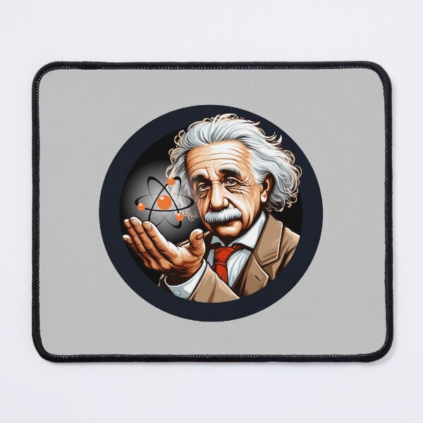 Item preview, Albert Einstein Atomic Science Portrait designed and sold by Heaton-B-Design.