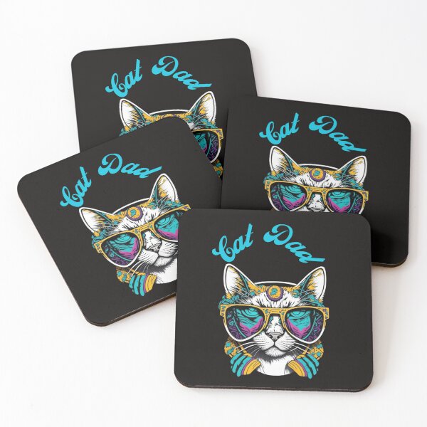 Item preview, Cool Cat Dad – Funny Pet Parent Gift designed and sold by MiSuPa Studio.