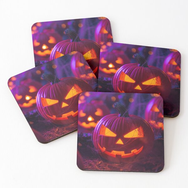 Item preview, Scary Pumpkin Faces – Spooky Jack O’ Lantern Horror Design for Halloween designed and sold by VibranPalette.