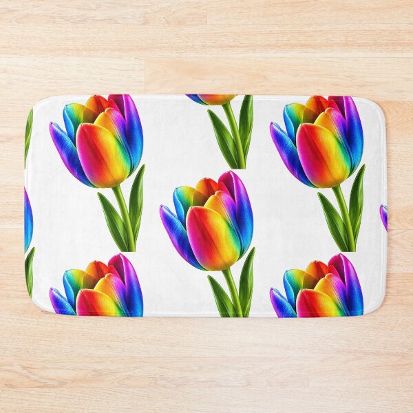 Item preview, Vibrant Rainbow Tulip in Full Color designed and sold by Kimberly Palmer.