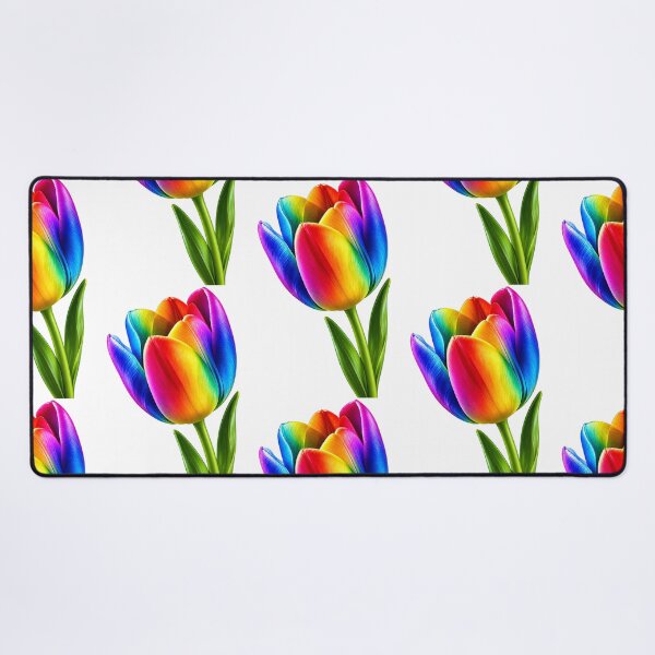 Item preview, Vibrant Rainbow Tulip in Full Color designed and sold by Kimberly Palmer.