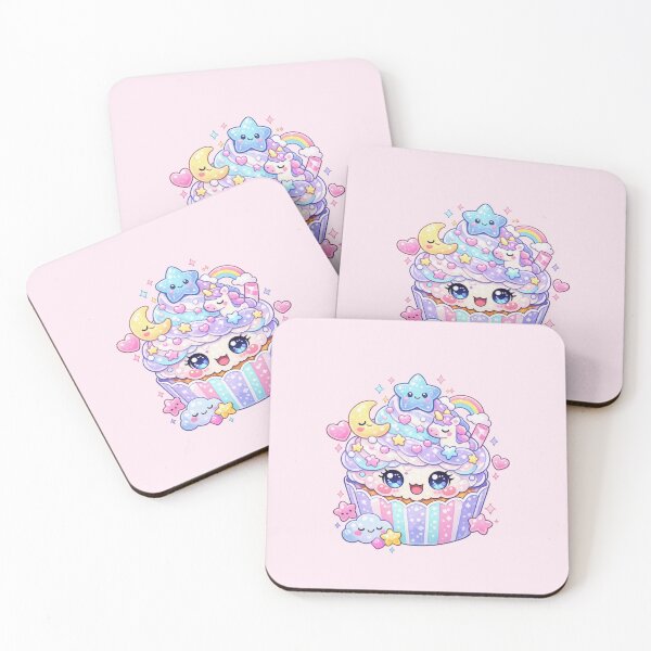 Item preview, Pastel Kawaii Magical Cupcake Art designed and sold by Sommium .