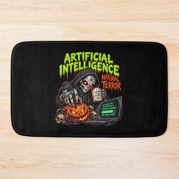 Item preview, Artificial Intelligence Natural Terror – Creepy AI Halloween Horror designed and sold by SidTastic .
