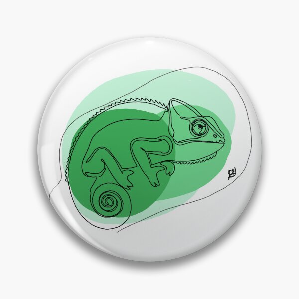 Item preview, Chameleon Line Art Illustration designed and sold by Evil B Creative.
