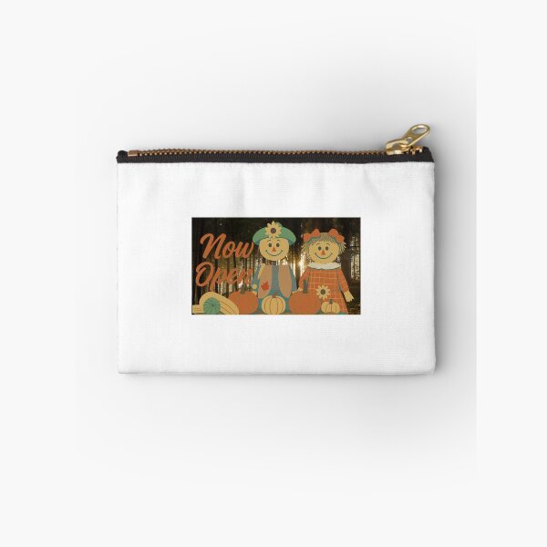 Item preview, Now Open Scenic Fall Harvest Thanksgiving Scarecrow Forest Art designed and sold by ZestlyStore94.