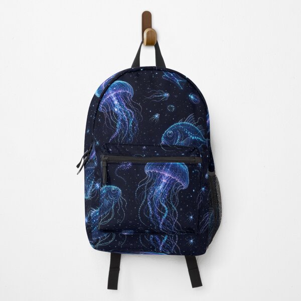 Item preview, Bioluminescent Deep Sea Creatures Pattern designed and sold by frumixart.