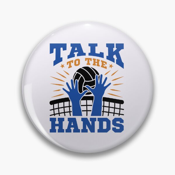 Item preview, Talk to the Hands Funny Volleyball Player designed and sold by jaygo.
