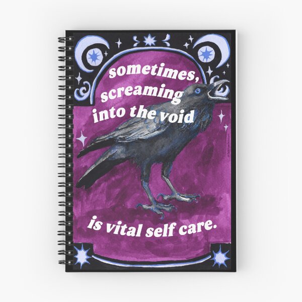 Item preview, Sometimes screaming into the void is vital self care designed and sold by fabfeminist.