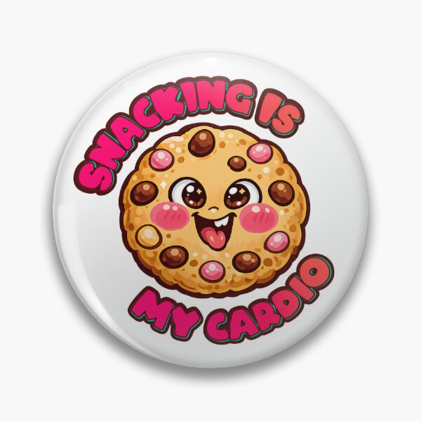 Item preview, Snacking Is My Cardio – Cute Cookie designed and sold by bonnyinmind.