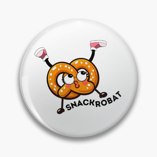 Item preview, Snackrobat – Cute Pretzel Acrobat designed and sold by bonnyinmind.