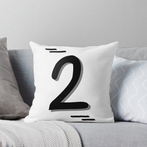 Item preview, Number 2 - Bold Black Artistic Numeral Design designed and sold by Dyche Studio.
