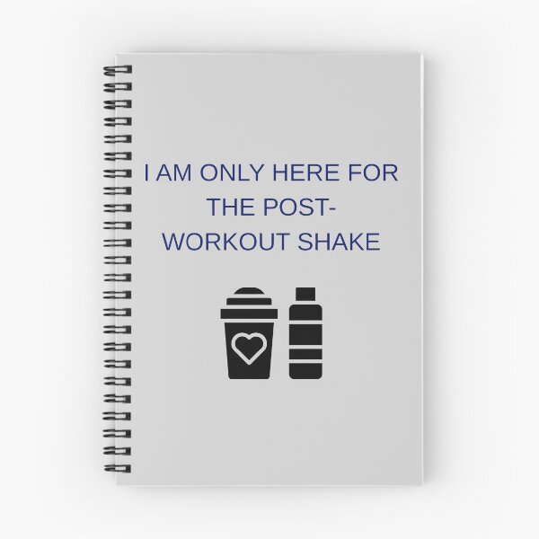 Item preview, I'M ONLY HERE FOR THE POST-WORKOUT SHAKE designed and sold by eihabo.