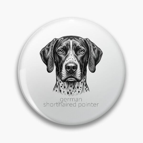 Item preview, German Shorthaired Pointer Portrait Illustration designed and sold by SUP-R-Ts.