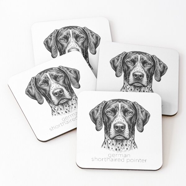Item preview, German Shorthaired Pointer Portrait Illustration designed and sold by SUP-R-Ts.