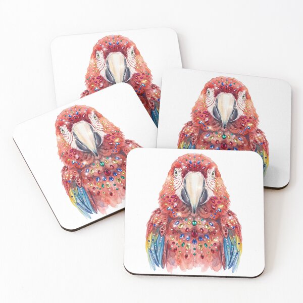 Item preview, Jeweled Scarlet Macaw designed and sold by Roy & Tiffany.