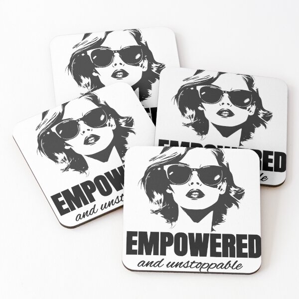 Item preview, Empowered and unstoppable- motivational quote  designed and sold by She - artist creations .