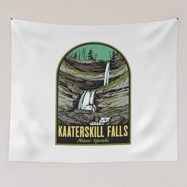 Item preview, Kaaterskill Falls New York Vintage Travel Badge designed and sold by HalpinDesign.