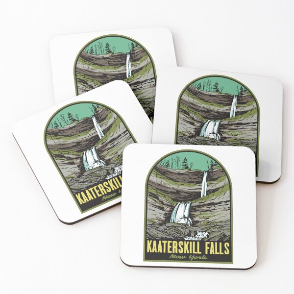 Item preview, Kaaterskill Falls New York Vintage Travel Badge designed and sold by HalpinDesign.