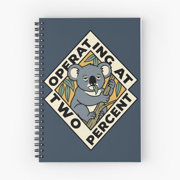 Item preview, Operating At Two Percent Sarcastic Koala Badge designed and sold by DripCultureLab.