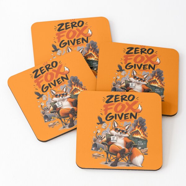 Item preview, Zero Fox Given – Funny Sarcastic Fox designed and sold by Furflix.