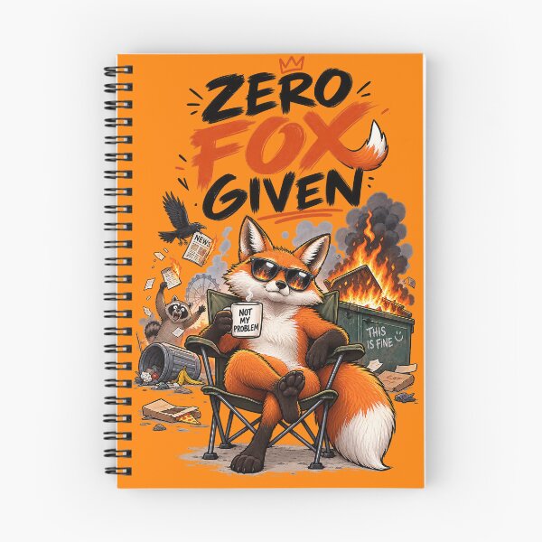 Item preview, Zero Fox Given – Funny Sarcastic Fox designed and sold by Furflix.