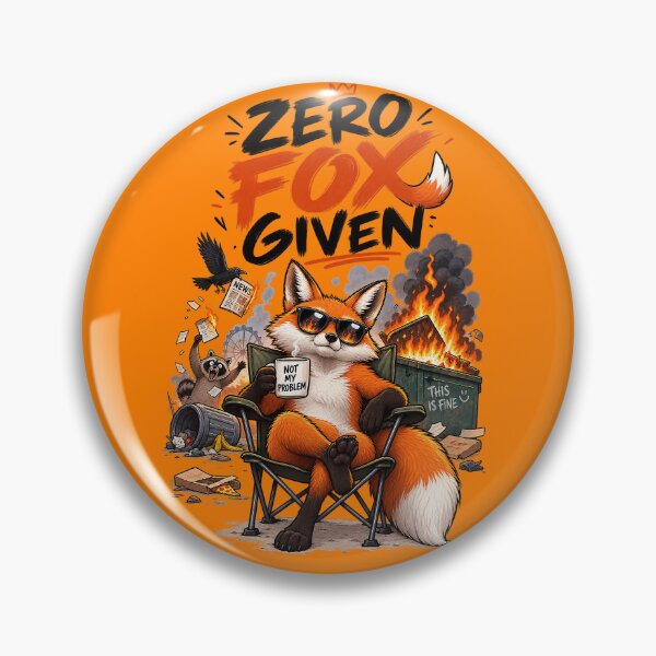 Item preview, Zero Fox Given – Funny Sarcastic Fox designed and sold by Furflix.