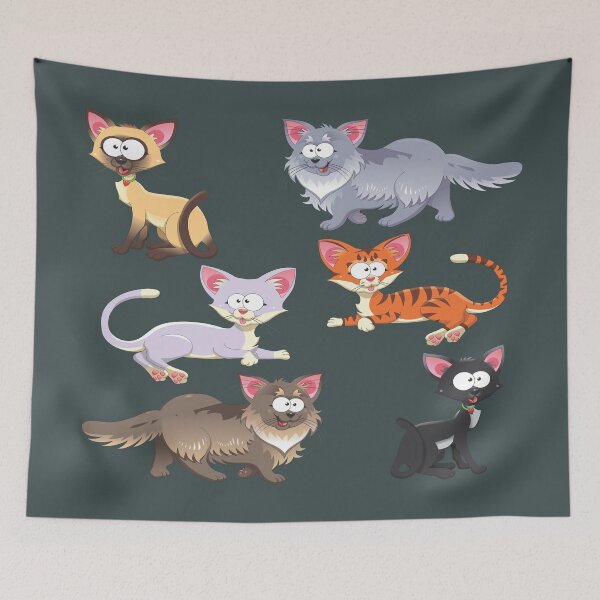 Item preview, Cute Cartoon Cats Collection designed and sold by Johnnies.