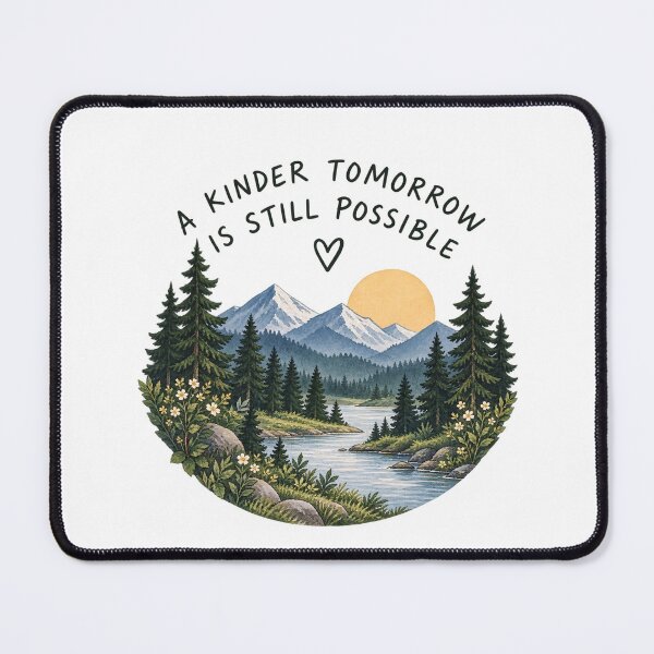 Item preview, A Kinder Tomorrow Inspirational Nature Quote designed and sold by GentleRecovery.