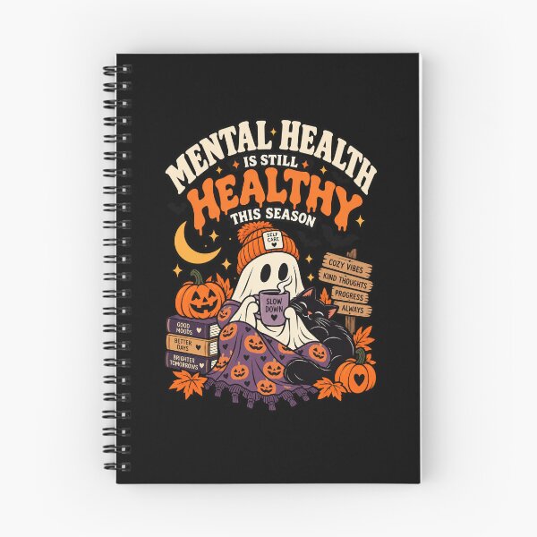 Item preview, Mental Health Is Still Healthy Cozy Halloween Ghost designed and sold by Ridaelb.