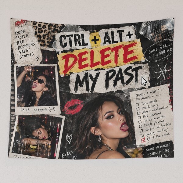 Item preview, Ctrl Alt Delete My Past Grunge Party Aesthetic designed and sold by MetaModel Editions.