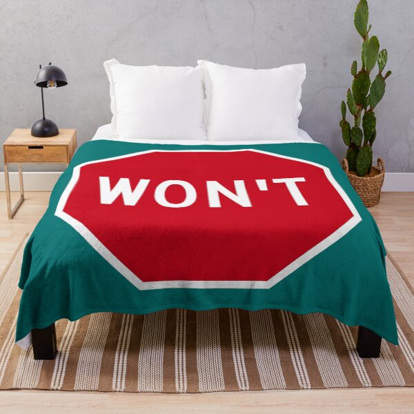 Item preview, Won’t Stop Sign designed and sold by Karate Octopus.