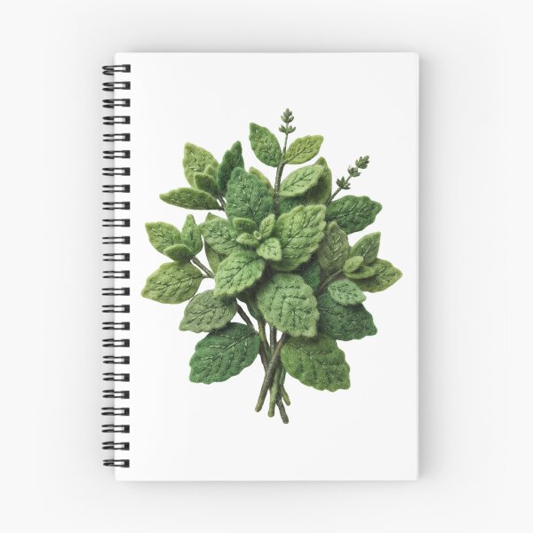 Item preview, Fresh Green Mint Leaves Herb Botanical Design designed and sold by Mellow Doodle Co..