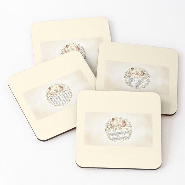Item preview, Love is patient  designed and sold by The Bumblebee Boutique.