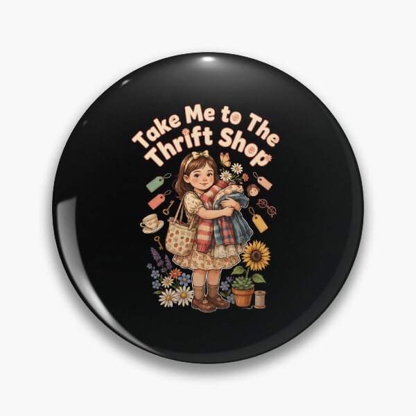 Item preview, Take Me to The Thrift Shop Vintage Thrifting Lover designed and sold by Redgiant87x.