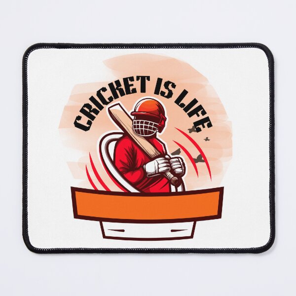 Item preview, Cricket Is Life Cricket Player Bat Sports Fan Design designed and sold by Palette _Vibes.