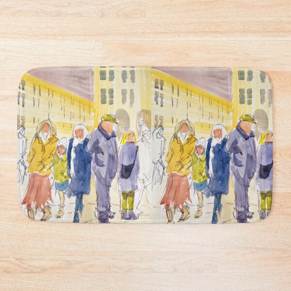Item preview, Winter Day in English City Painting designed and sold by MikeJory.