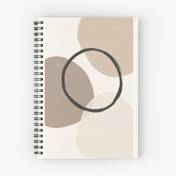 Item preview, Neutral Zen Brush Circle Illustration designed and sold by Itsheartshop.