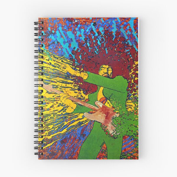 Item preview, Psychedelic Exploding Hendrix poster from 1967 designed and sold by colliophoto.