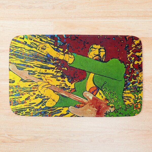 Item preview, Psychedelic Exploding Hendrix poster from 1967 designed and sold by colliophoto.